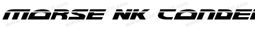 Morse NK Condensed Laser Italic字体转换